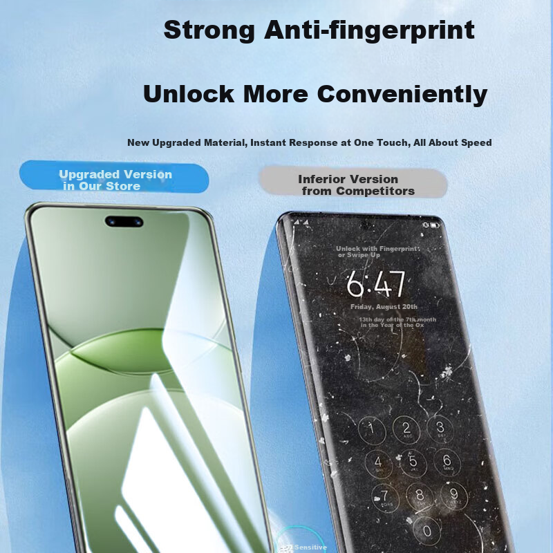 EDDGA 1 Second Screen Protector for Huawei nova 13 Pro Tempered Glass Film for H...