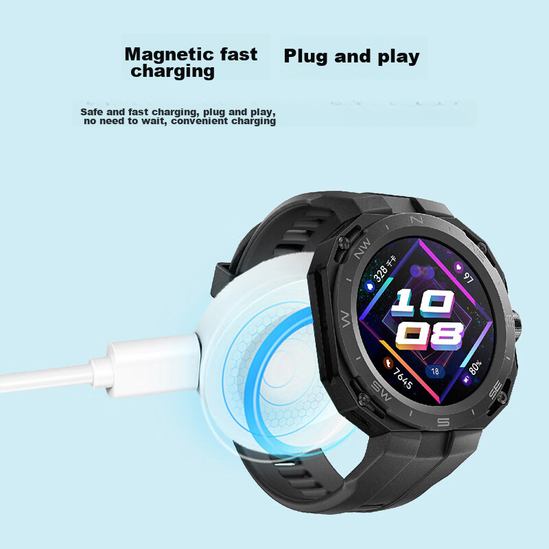 ESCASE Huawei Watch Charger Magnetic, Compatible with Huawei WatchFit4/4Pro/GT5/...