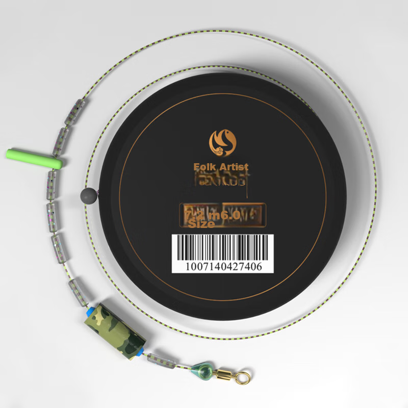 Folk Artisan, Master's Pre-Tied Fishing Line Coil, Finished Main Line Set, Fishi...