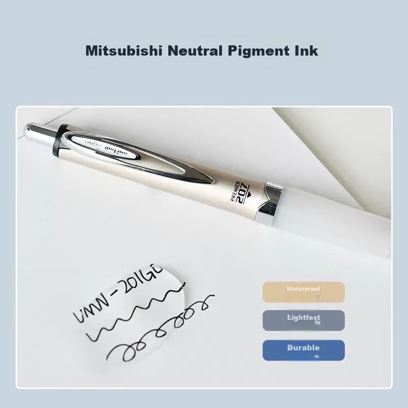 Mitsubishi (Uni) Retractable Gel Pen for Students, Exams, Office, And Signing, S...