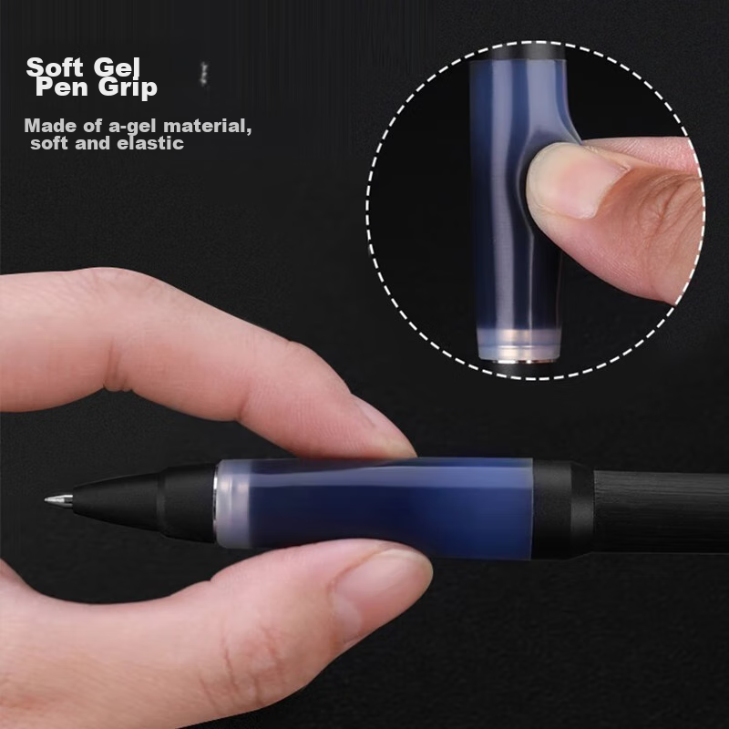 Mitsubishi (Uni) Ballpoint Pen with Metal Barrel, Oil-Based Ink, Soft Rubber Gri...