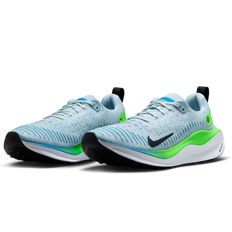 Nike Running Shoes for Men, Cushioned React Infinity 4 Sneakers, DR2665-402, Blu...