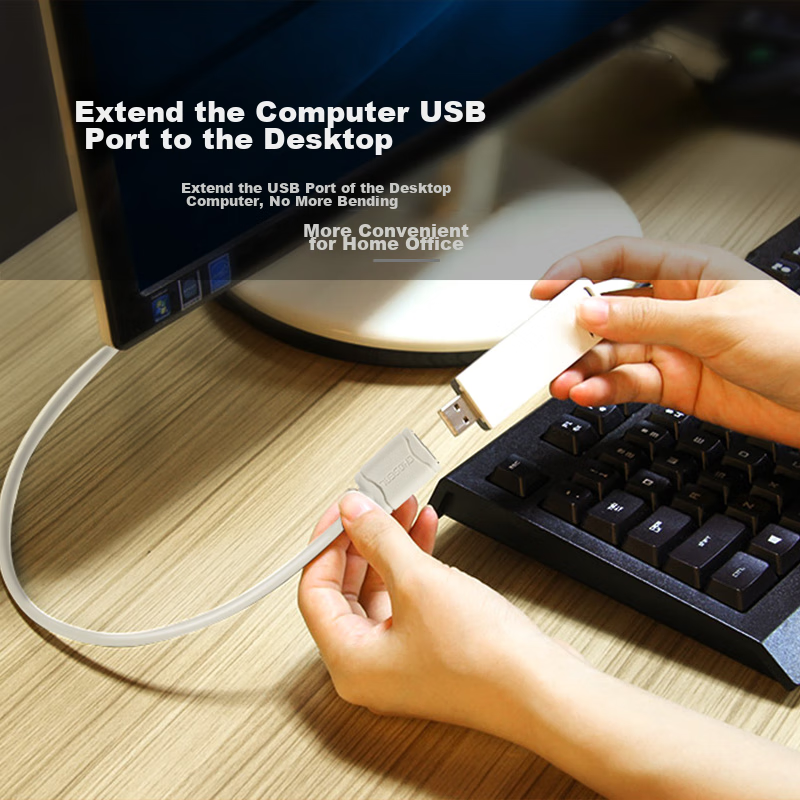 Akihabara High-Speed USB Extension Cable, Male to Female, AM/AF High-Speed Data...