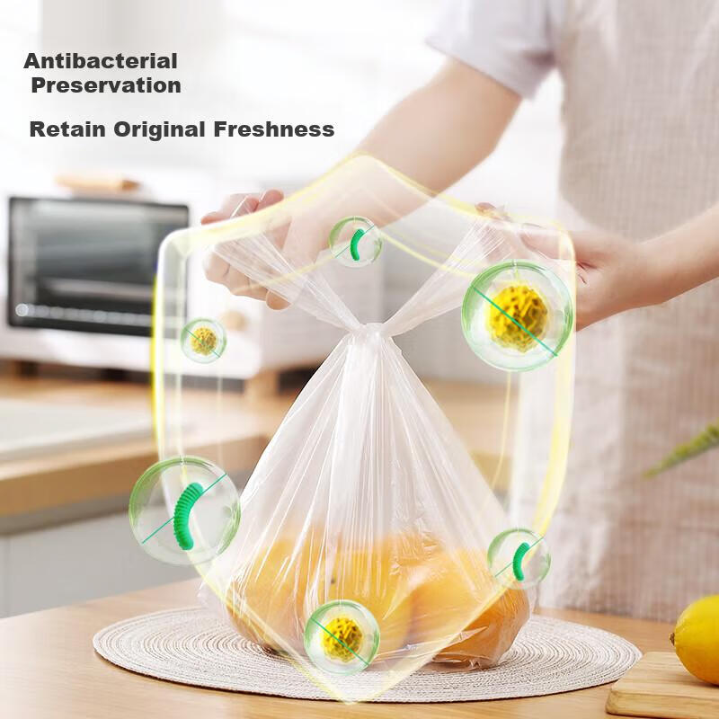 MARYYA 280pcs Large Size Food Grade Thickened Sealing Bags Vest Style Fresh-keep...