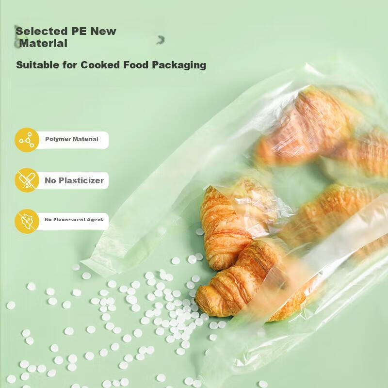 MARYYA 280pcs Large Size Food Grade Thickened Sealing Bags Vest Style Fresh-keep...