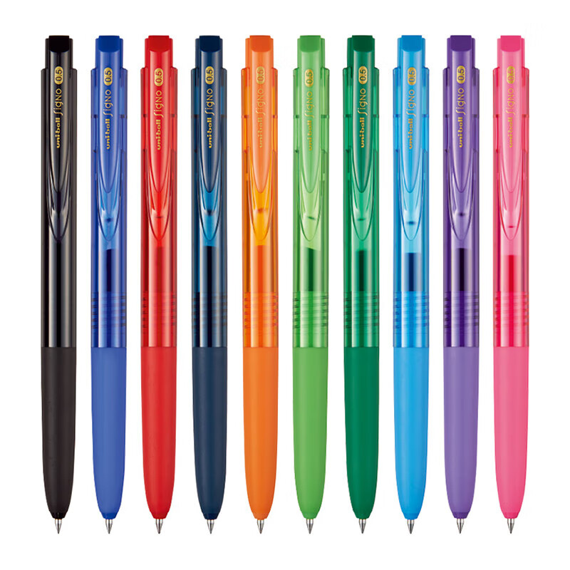 Uni Mitsubishi UMN-155 Low-Damping Retractable Black Gel Pen, Stylish 0.5mm Blac...