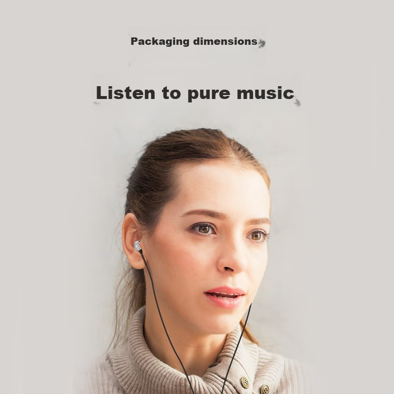 Newmine NM-JK12 Metal In-Ear Wired Music Headphones, Gaming Headphones with Micr...