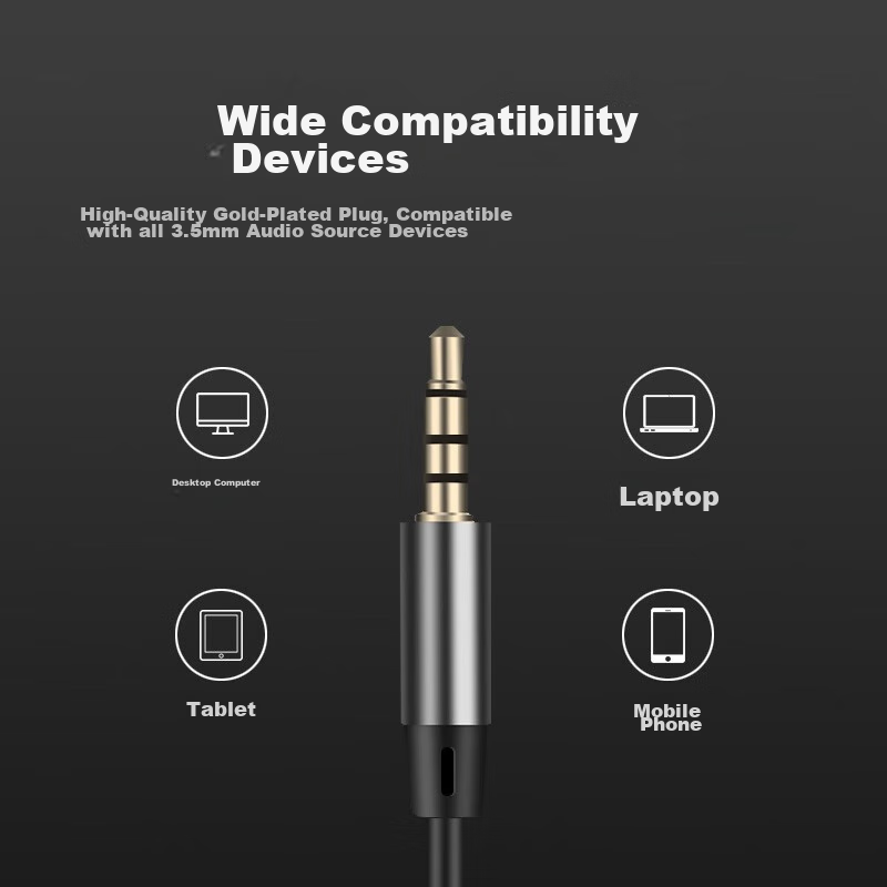 Newmine NM-JK12 Metal In-Ear Wired Music Headphones, Gaming Headphones with Micr...