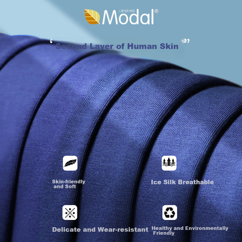 SEPTWOLVES Men's Ice Silk Boxer Briefs Smooth High Elasticity Antibacterial Four...