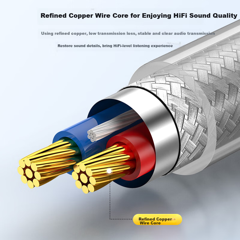 CHOSEAL Cardon Male to Female Audio Extension Cable Aluminum Shell Double Layer...