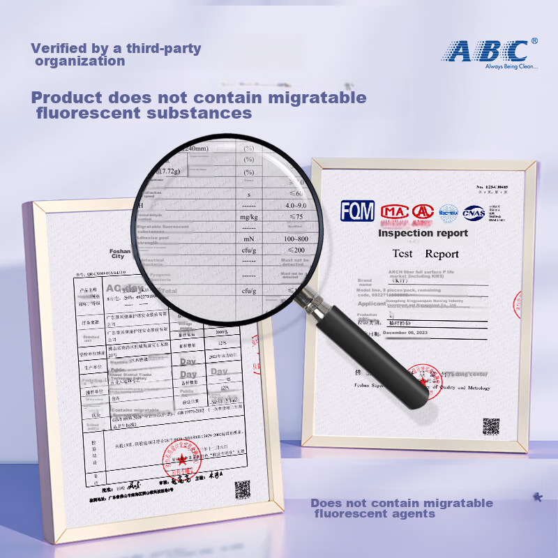 ABC Sanitary Pads, Extra-Long Overnight Sanitary Pads, KMS Soft Stand-Up Cotton...