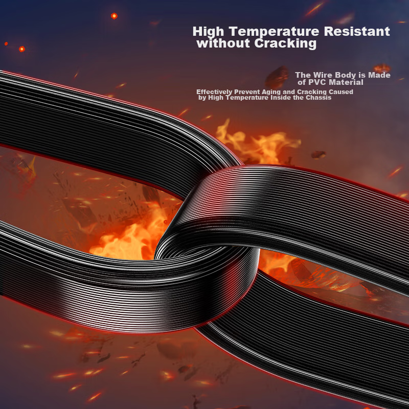 Shanze High-Speed SATA 3.0 Hard Drive Data Cable (Direct to Direct) + SATA Seria...