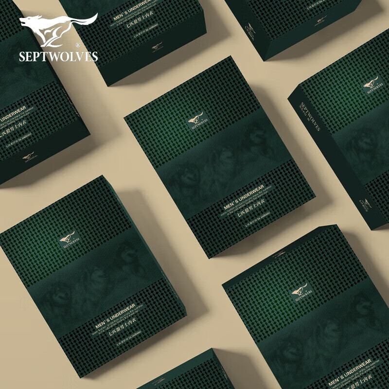 SEPTWOLVES [Mid-High Collar Fleece-Lined] Autumn And Winter Thermal Underwear fo...