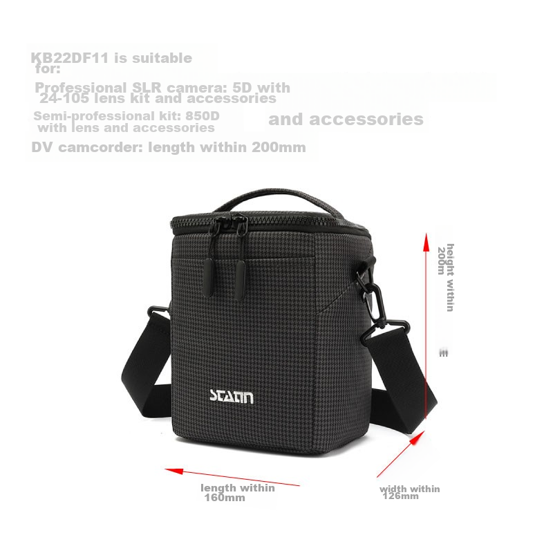 Saiten (Statin) KB22DF11, Universal Camera Bag for DSLR And Mirrorless Cameras,...