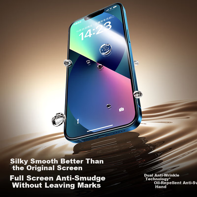 SmartDevil Tempered Glass Screen Protector for iPhone 14 Plus/13 Pro Max, High D...