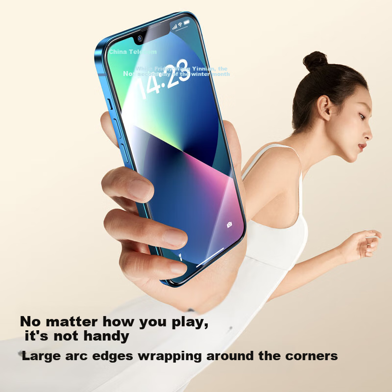 SmartDevil Tempered Glass Screen Protector for iPhone 14 Plus/13 Pro Max, High D...