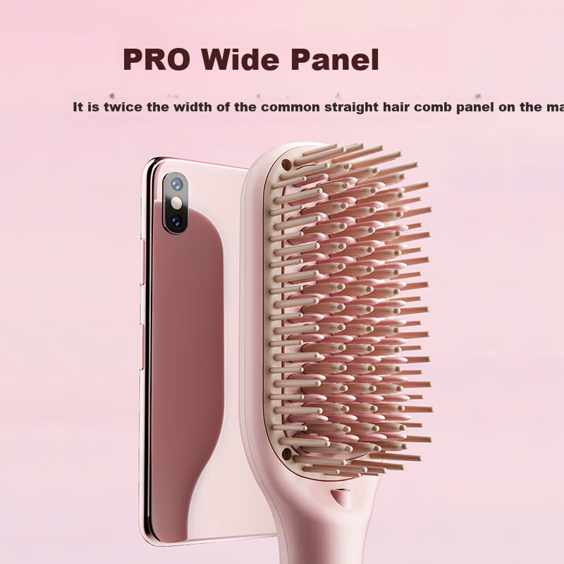 MinHuang Straight And Curling Ionic Hair Straightener, Dual-Use Electric Comb, H...