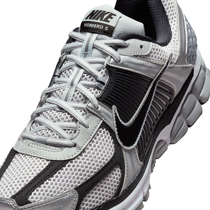 Nike VOMERO 5 Men's Retro Shock-Absorbing Sports Casual Shoes, FJ4151-004, Silve...