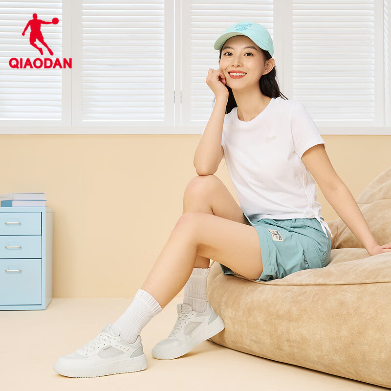 Jordan Women's Mesh Breathable White Shoes for Summer, Lightweight and Trendy Ca...