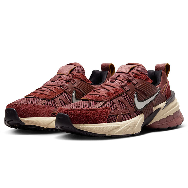 NIKE Women's Retro Cushioning V2K RUN Sports Shoes FN6703-201 Red Brown Size 38....