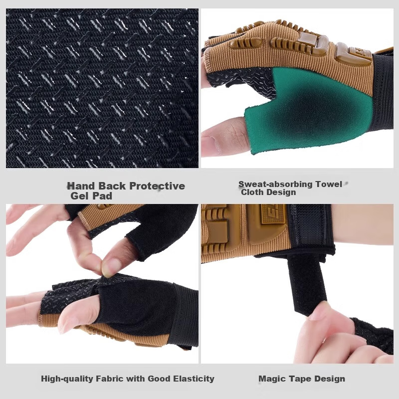 Ousen Children's Tactical Gloves for Cycling Sports, Protective and Abrasion Res...