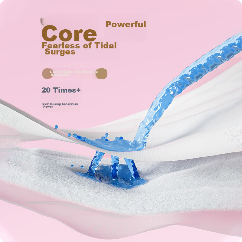 Qidukongian Tianshan Cotton Sanitary Napkins, Pure Cotton Xinjiang Cotton, 68 Pi...