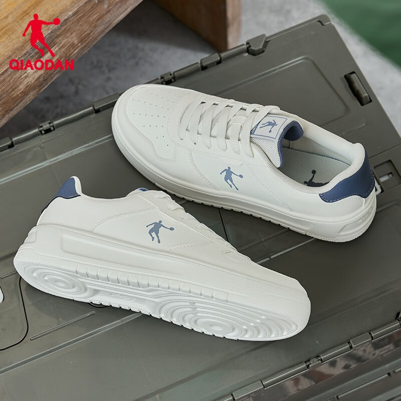 Jordan White Dragon Men's Sneakers, Summer White Shoes, Breathable Thick-Soled H...