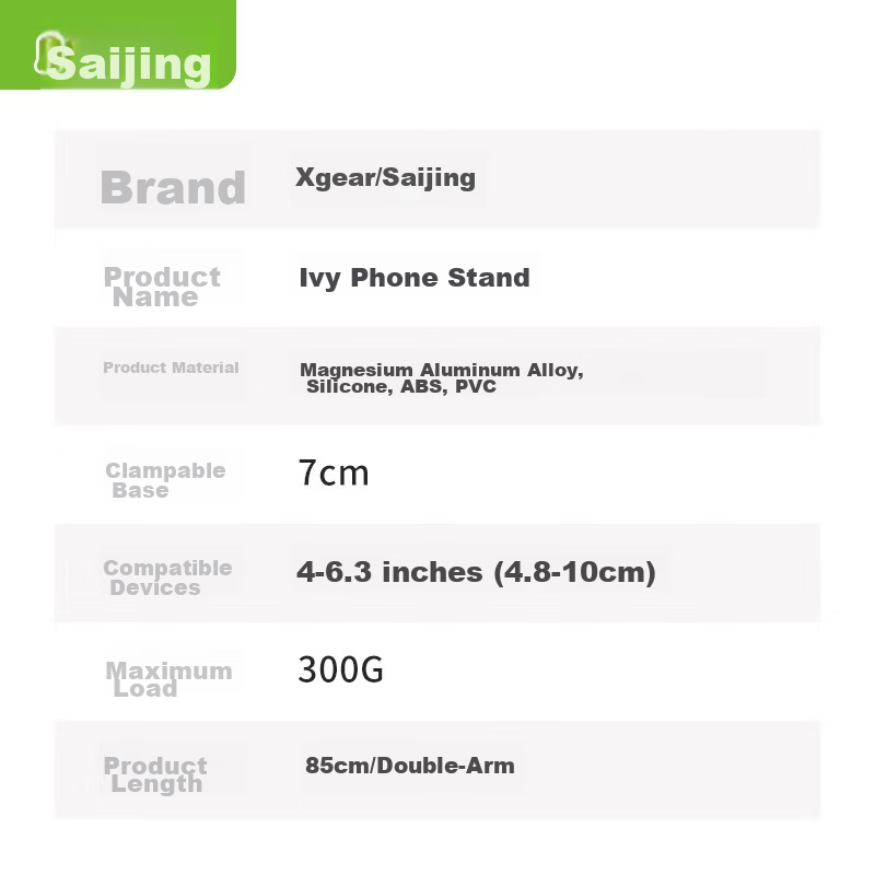 Saijing Phone Holder, Lazy Stand, Bedside Phone Holder, Desk Stand for Watching...