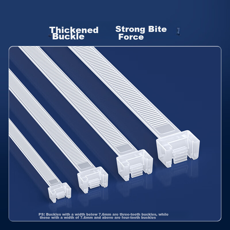 Shanze Self-Locking Nylon Cable Ties, Small Size National Standard 2.5*200mm, fo...