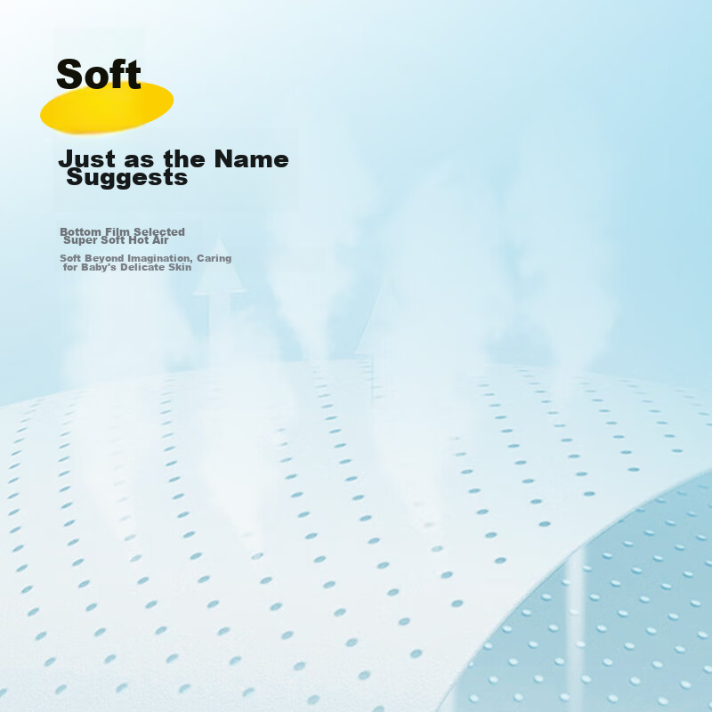 Rouya [Brand Direct Supply, Safe Quality] Ultra-Soft Diapers XL 50 Pieces (12-17...