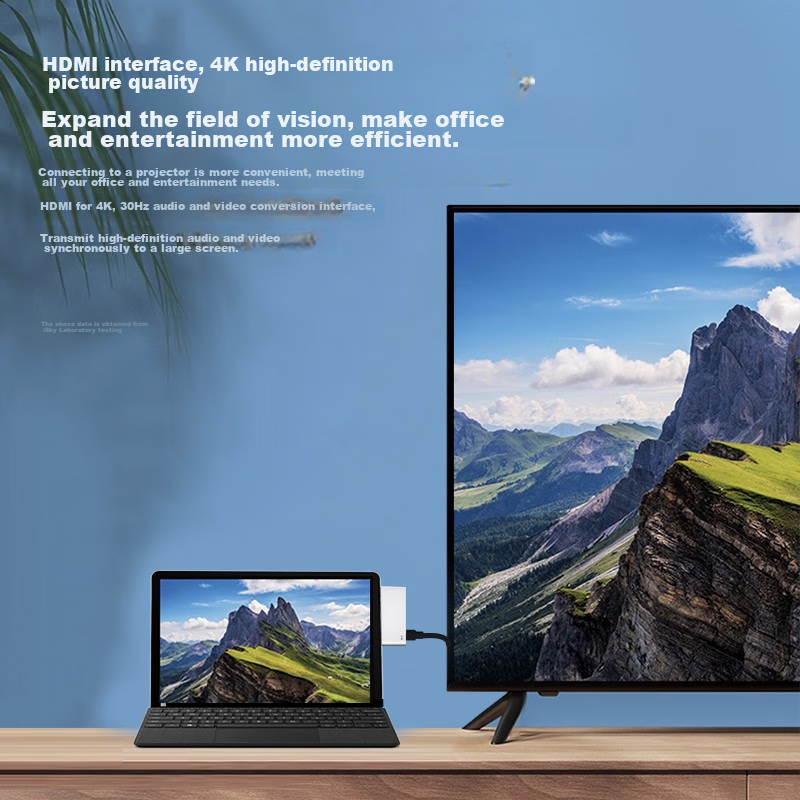 Isky Microsoft Surface Pro 5/6 Docking Station Converter, USB Projection Adapter...