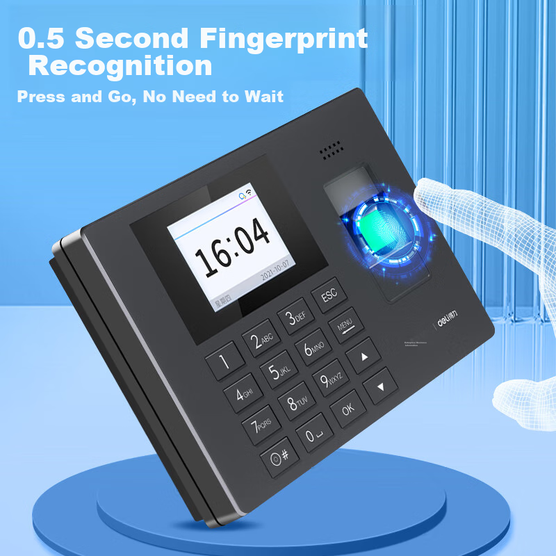 WeCom Attendance Machine, Deli Smart Cloud Attendance Machine, Fingerprint/GPS P...