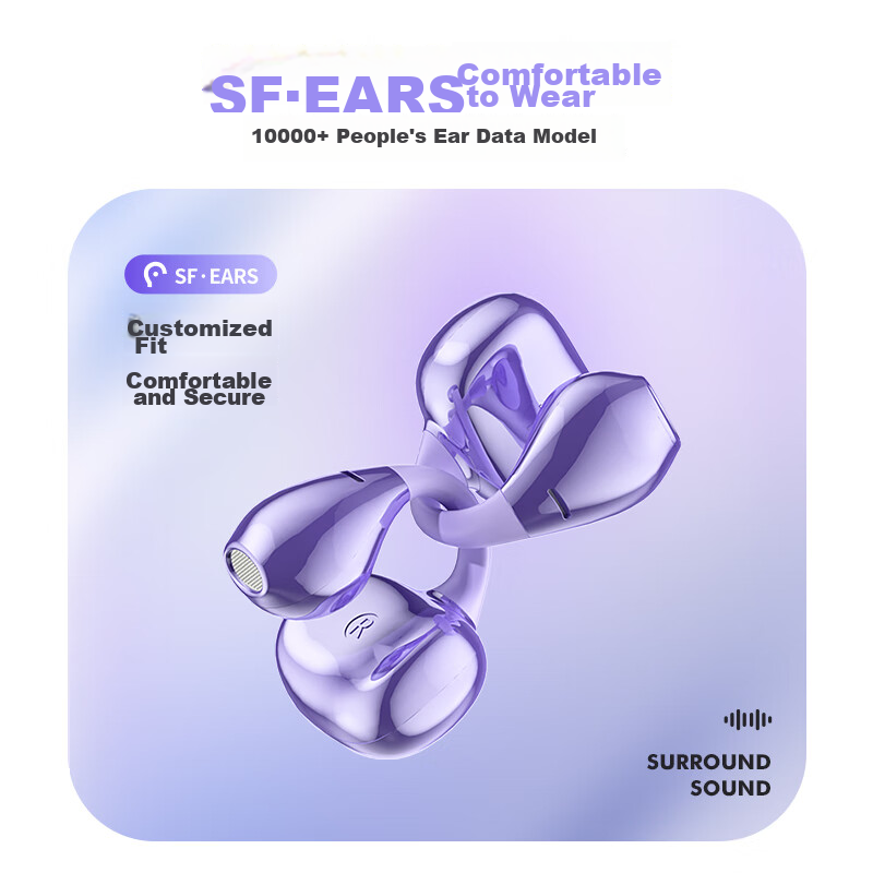 Newman LY36 Bone Conduction Concept Bluetooth Headphones, Open-Style Wireless, C...