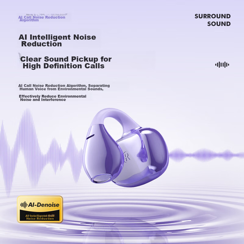 Newman LY36 Bone Conduction Concept Bluetooth Headphones, Open-Style Wireless, C...