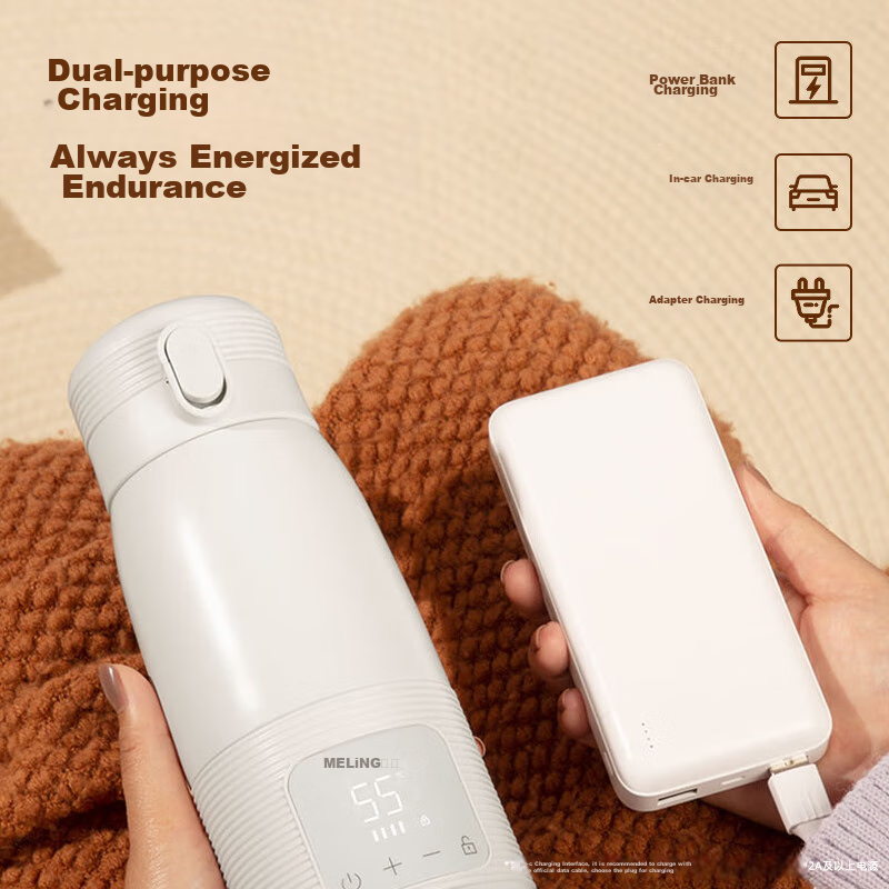 MeiLing Wireless Portable Constant Temperature Kettle, Baby Water Bottle, Childr...