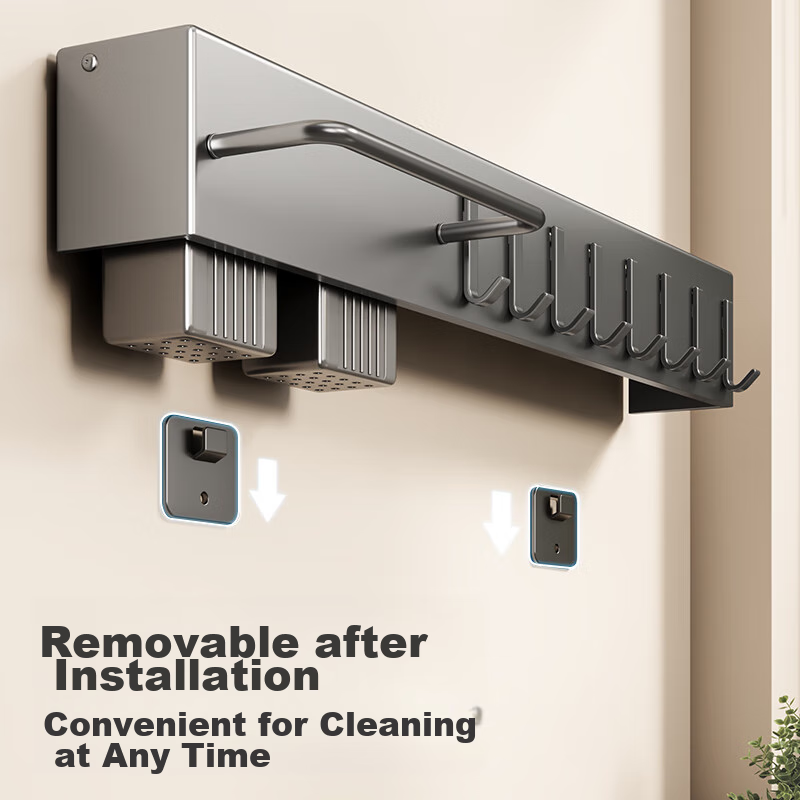 PINYU Kitchen Knife And Utensil Wall-Mounted Multifunctional Knife Holder Storag...