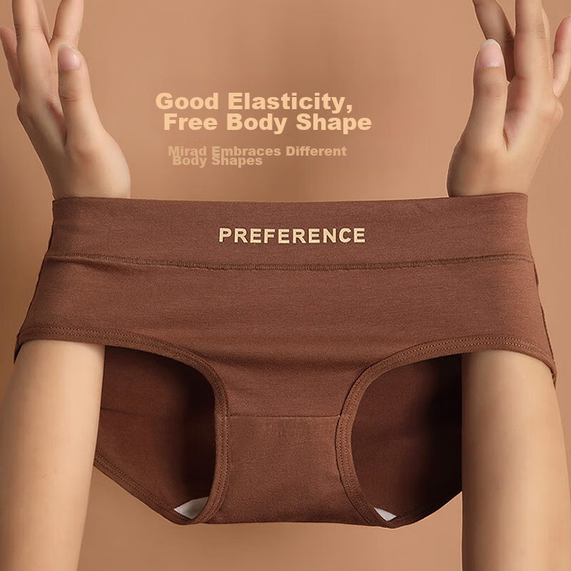 Palanduo Women's Underwear, 4-Pack, Cotton, Comfortable, Breathable, Antibacteri...