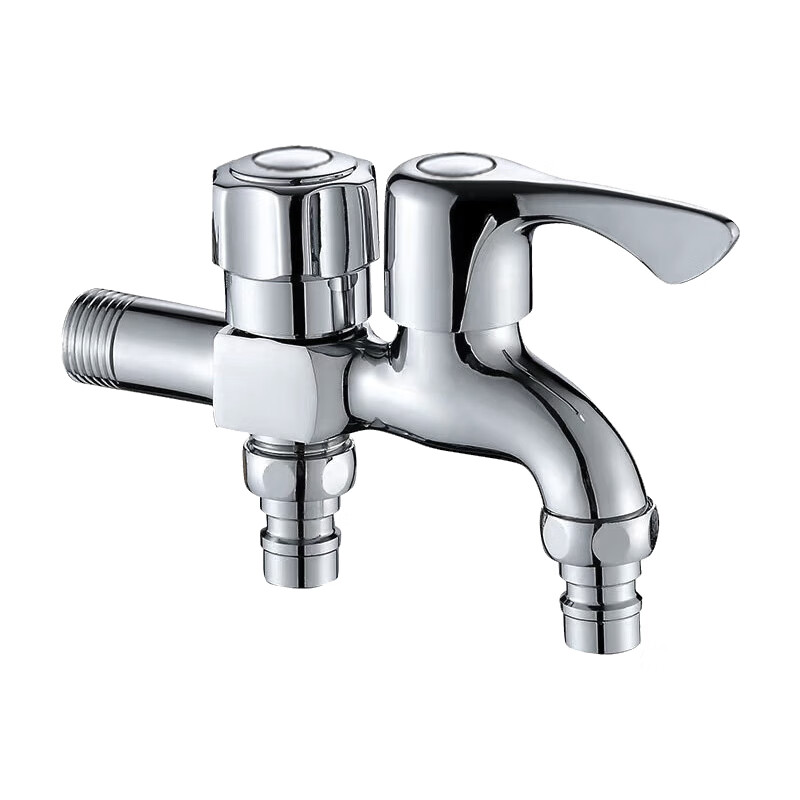 Pupai Dual-Use Washing Machine Faucet, One Inlet Two Outlets, Double Switch, Mul...