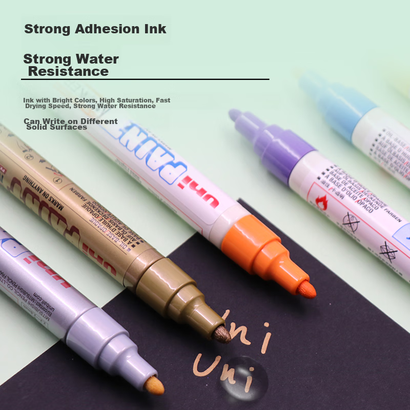 Mitsubishi (Uni) PX-20 Medium-Sized Paint Pen (Gold), 2.2-2.8mm (12-Pack), (Suit...