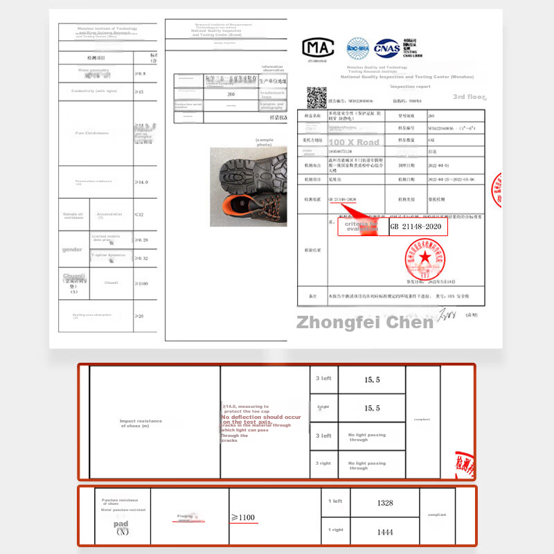 Qiangren Safety Shoes for Men, Anti-Smashing, Puncture-Resistant, Anti-Static, L...