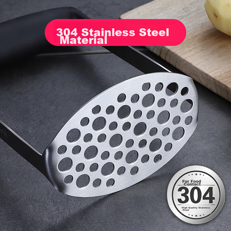 Meichun (Maxcook) 304 Stainless Steel Potato Masher, Baby Food Processor, Fruit...