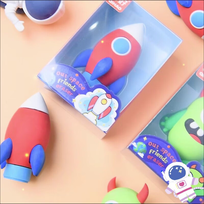 Qihao Eraser, Creative Cute Cartoon Design for Elementary School Students, Kinde...