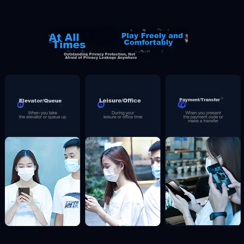 PISEN Privacy Screen Protector for IPhone 16 Pro Max, Anti-Spy Tempered Glass Fi...