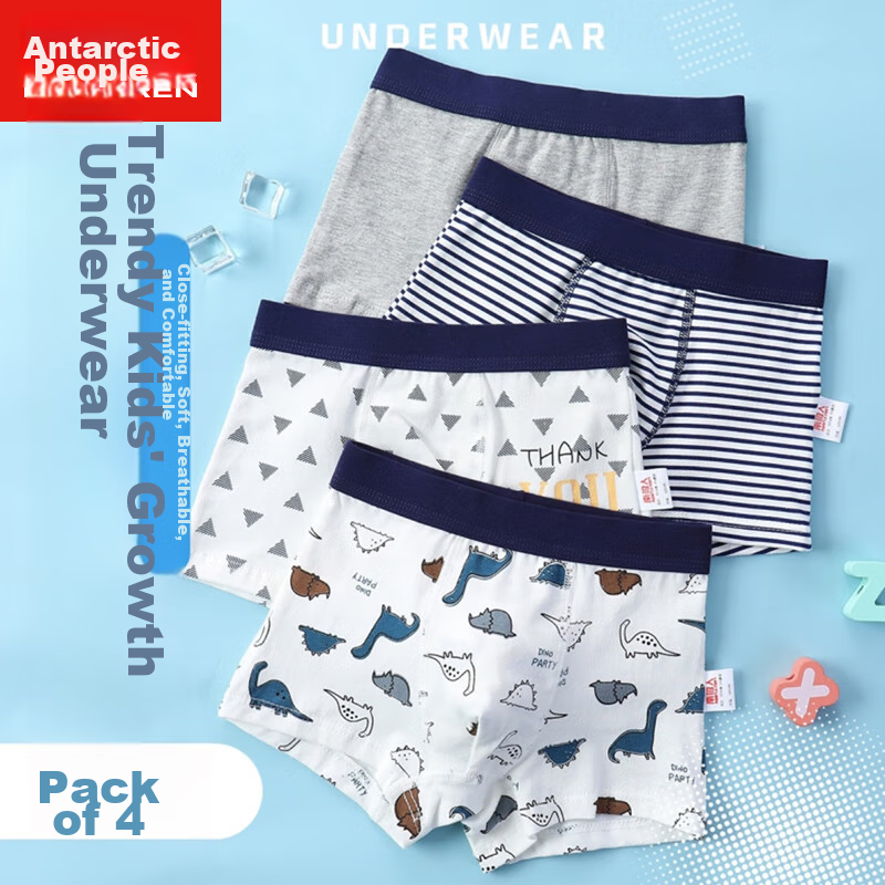 NanJiren Children's Underwear, Boys' Youth Underwear, Big Kids' Boxer Briefs, 4-...