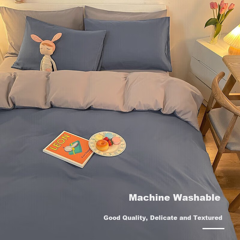 NanJiren Bedding Set for 1.5x2m Bed, 3-Piece Set Including Duvet Cover, Bed Shee...