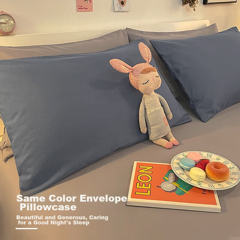 NanJiren Bedding Set for 1.5x2m Bed, 3-Piece Set Including Duvet Cover, Bed Shee...