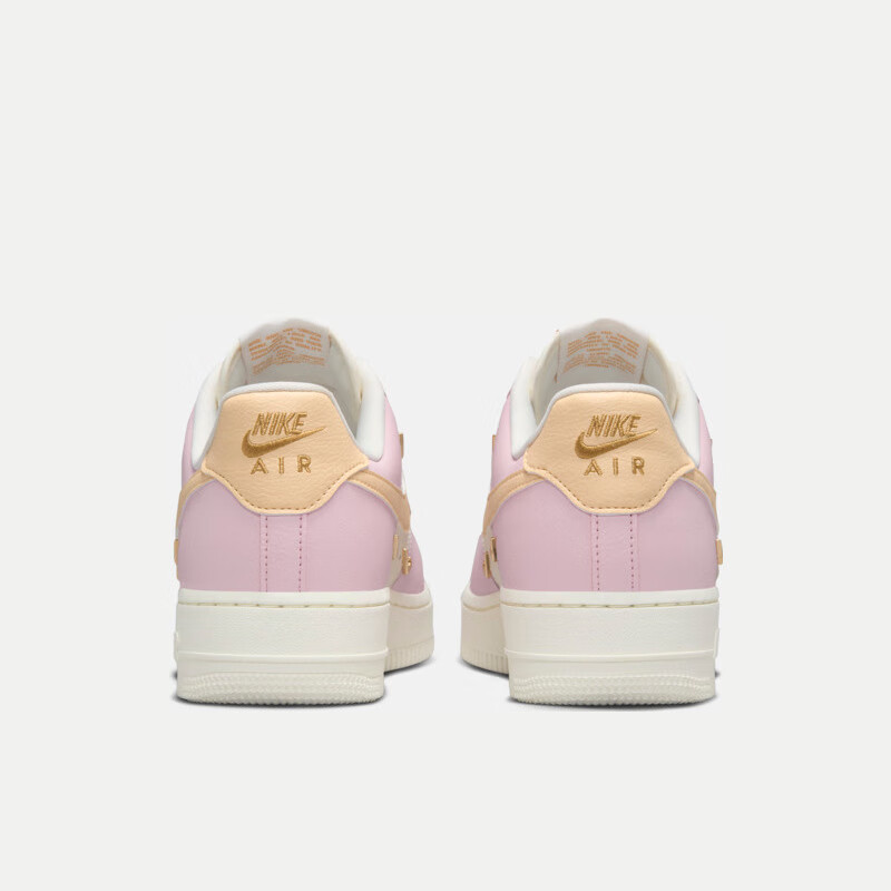 Nike Cushioned Sneakers for Women, Air Force 1 Sports Shoes, IB2574-600, Pink An...