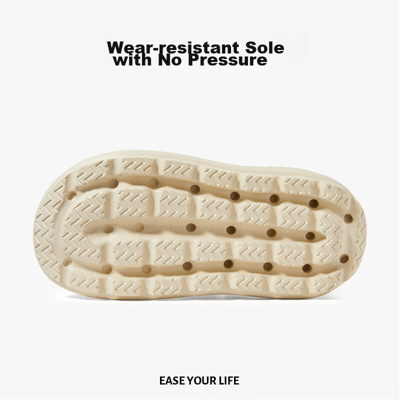 Puxi Cheese-Flavored Perforated Shoes for Women, Summer Thick-Soled Sandals, Bea...