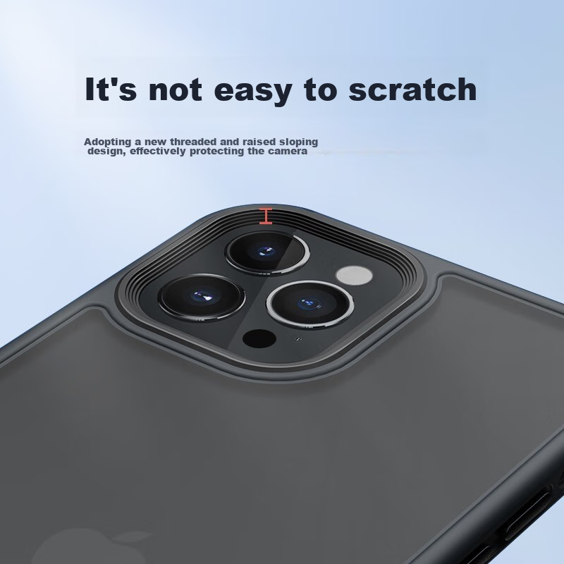 PISEN IPhone 12 Case, Compatible with IPhone 12/12 Pro, Matte Transparent Protec...