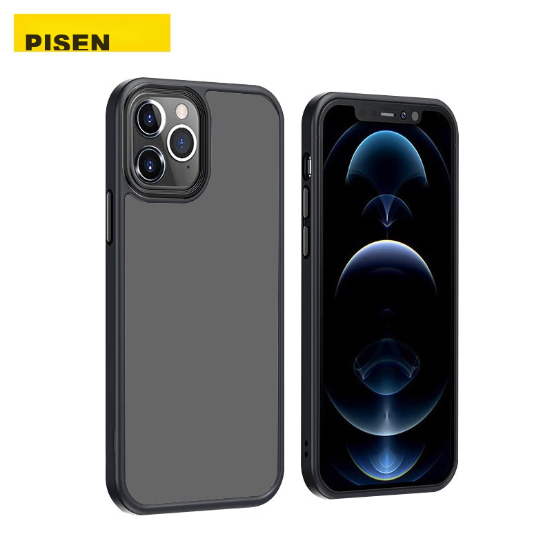 PISEN IPhone 12 Case, Compatible with IPhone 12/12 Pro, Matte Transparent Protec...